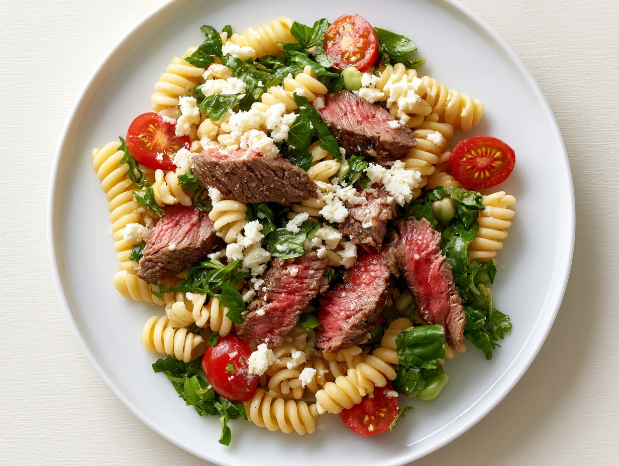 Loaded Steak Pasta Salad Recipe