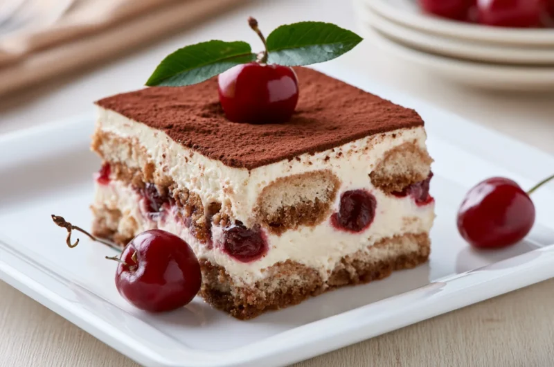 Luxurious Cherry Amaretto Tiramisu Recipe
