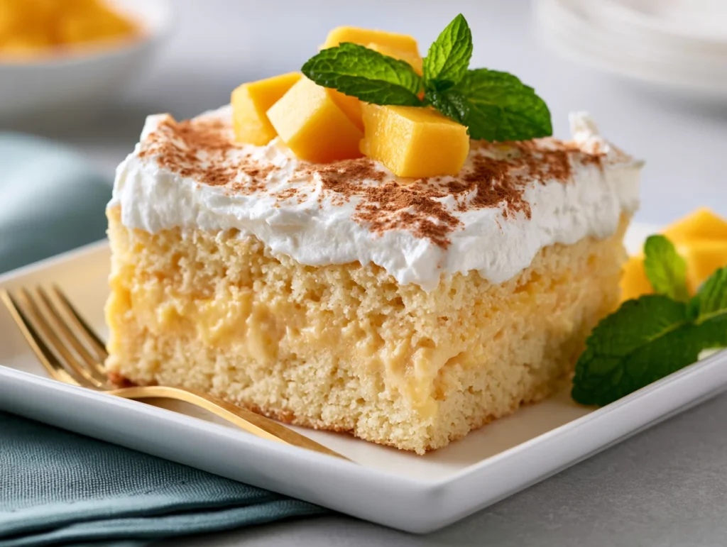 Mango Lassi Tres Leches Cake Recipe