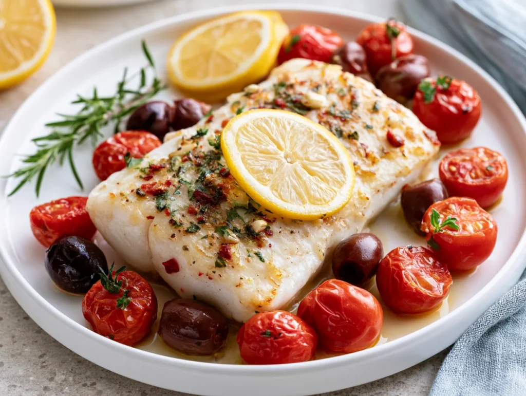 Mediterranean Baked Fish Recipe
