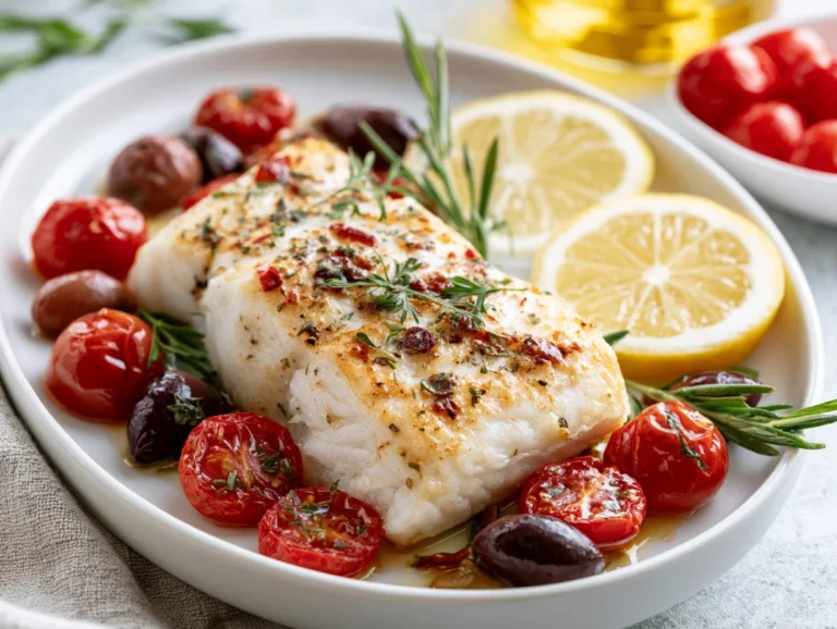 Mediterranean Baked Fish Recipe
