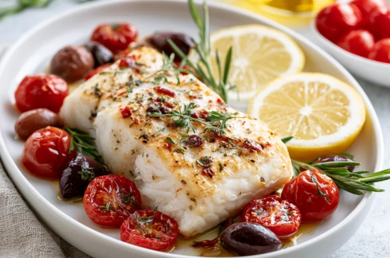 Mediterranean Baked Fish Recipe