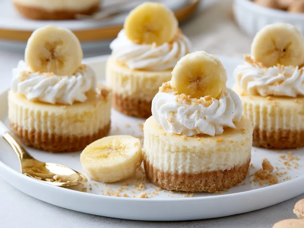 Mini Banana Pudding Cheesecakes Recipe