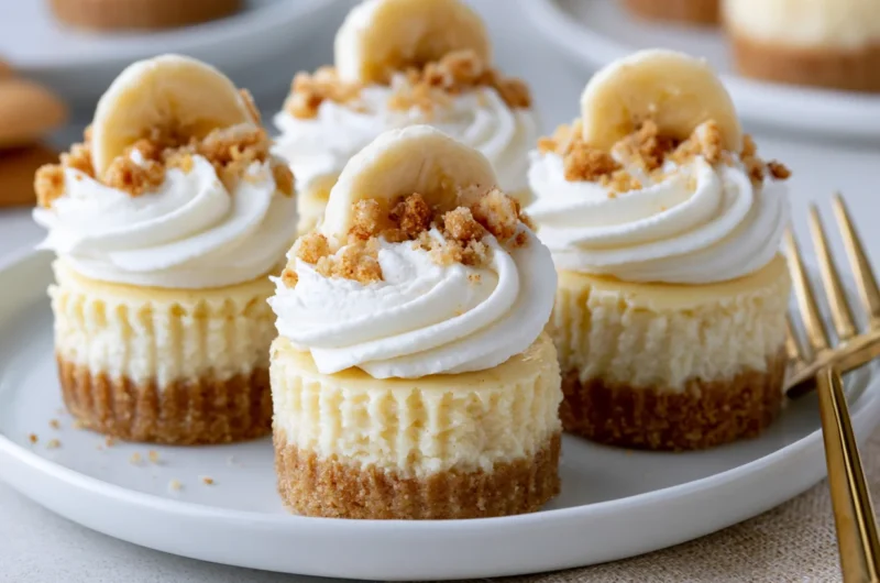 Mini Banana Pudding Cheesecakes Recipe