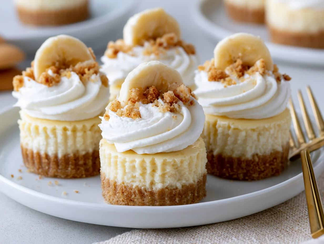 Mini Banana Pudding Cheesecakes Recipe