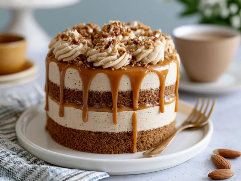 Moist Coffee Caramel Cake Recipe
