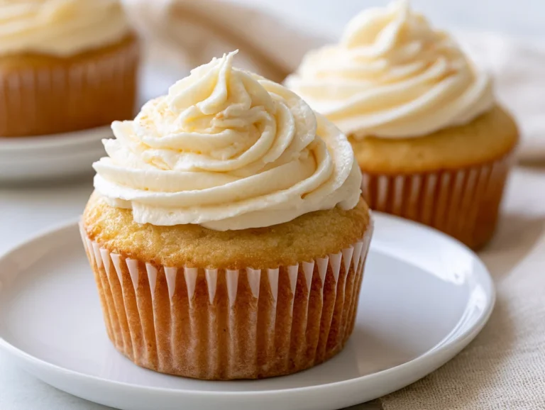 Moist Peach Cream Cheese Cupcakes Recipe