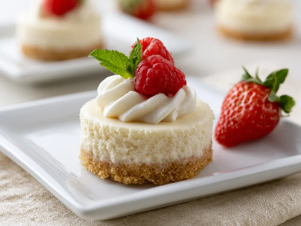 No Bake Mini Cheesecakes Recipe