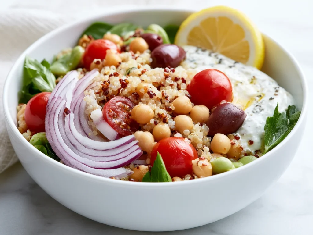 Nutritious Mediterranean Quinoa Bowl Recipe