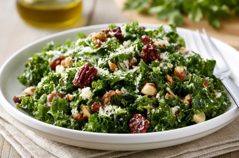 Nutritious Parmesan Kale Salad Recipe
