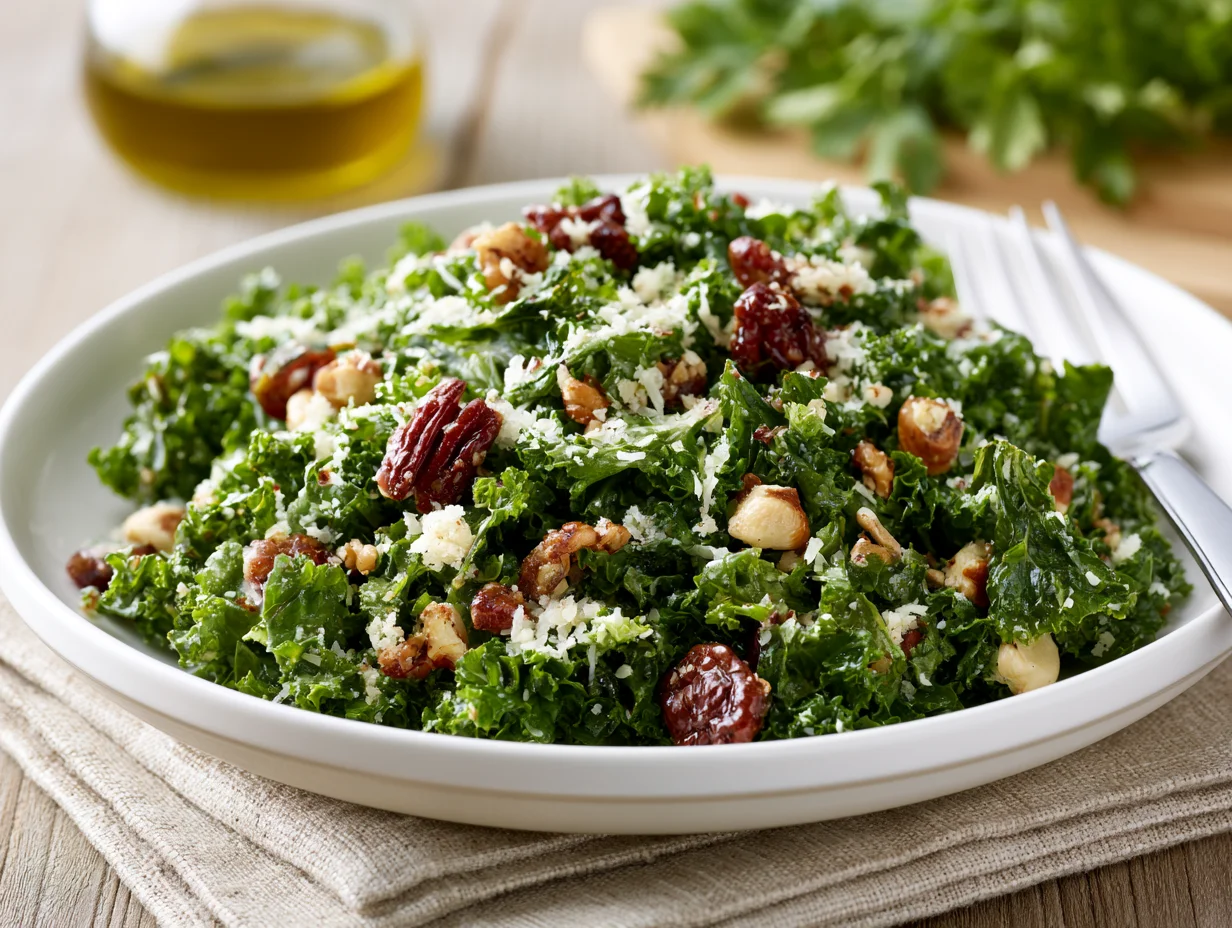 Nutritious Parmesan Kale Salad Recipe
