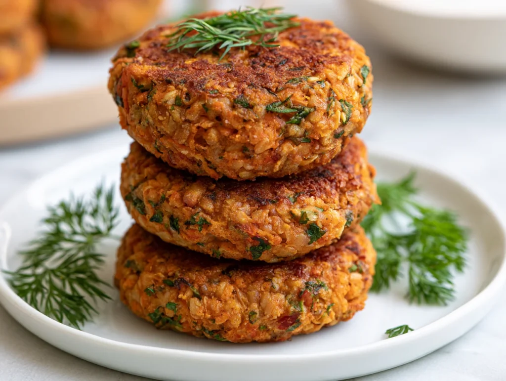 Nutritious Sweet Potato Red Lentil Patties Recipe