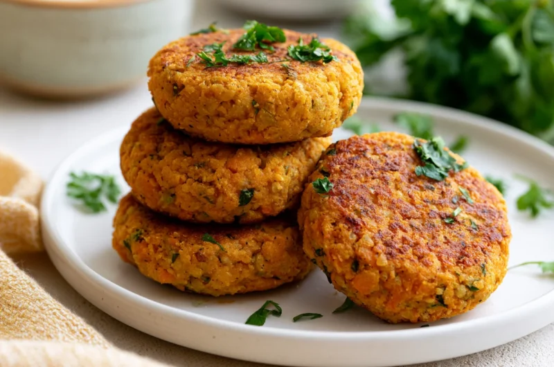 Nutritious Sweet Potato Red Lentil Patties Recipe