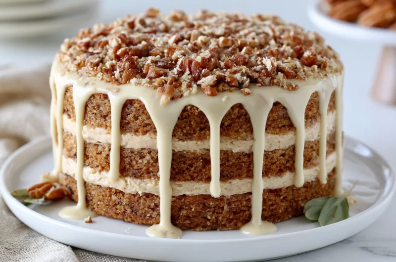 Nutty Butter Pecan Cake Recipe