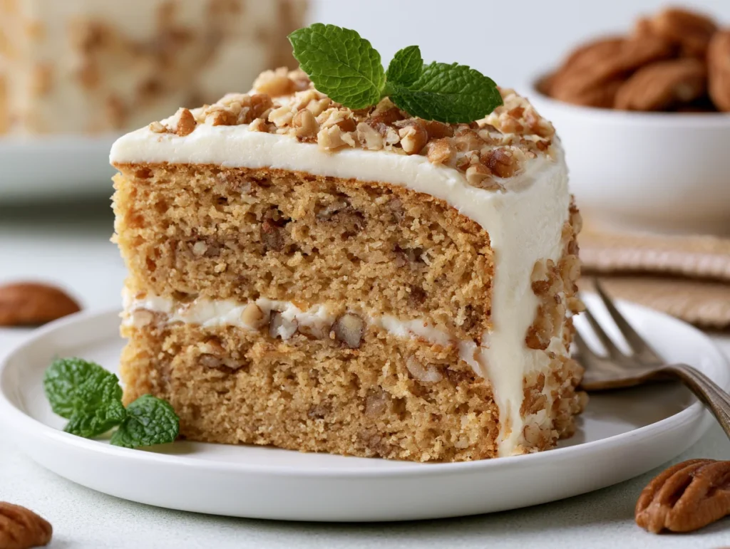 Nutty Butter Pecan Cake Recipe