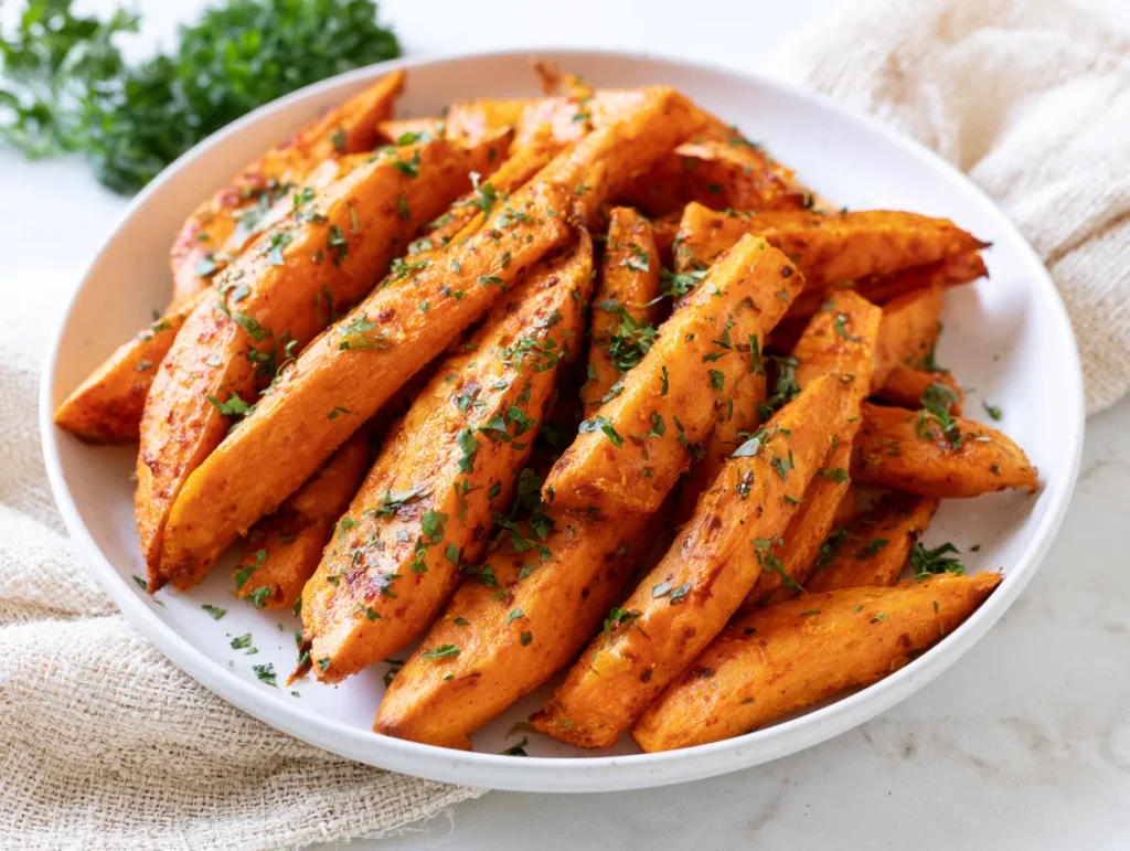 Oven Baked Sweet Potato Fries Recipe
