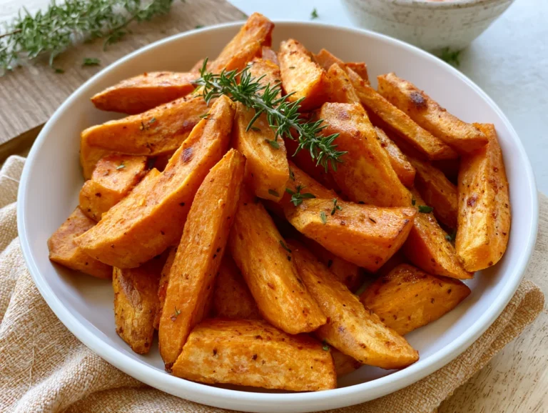 Oven Baked Sweet Potato Fries Recipe