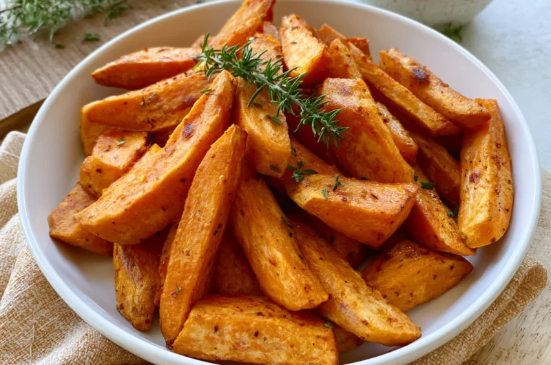 Oven Baked Sweet Potato Fries Recipe
