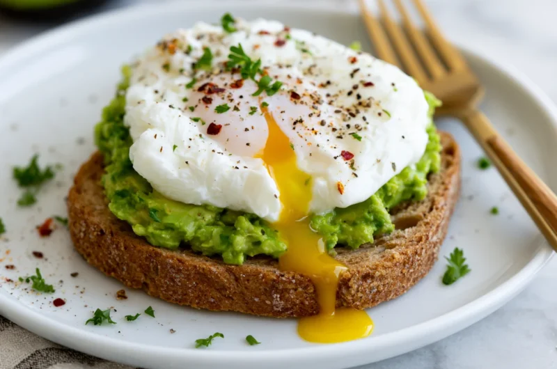 Protein-Packed Avocado Toast with Poached Egg Recipe