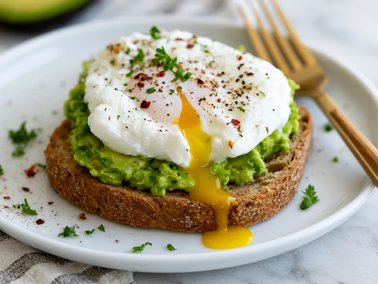 Protein-Packed Avocado Toast with Poached Egg Recipe