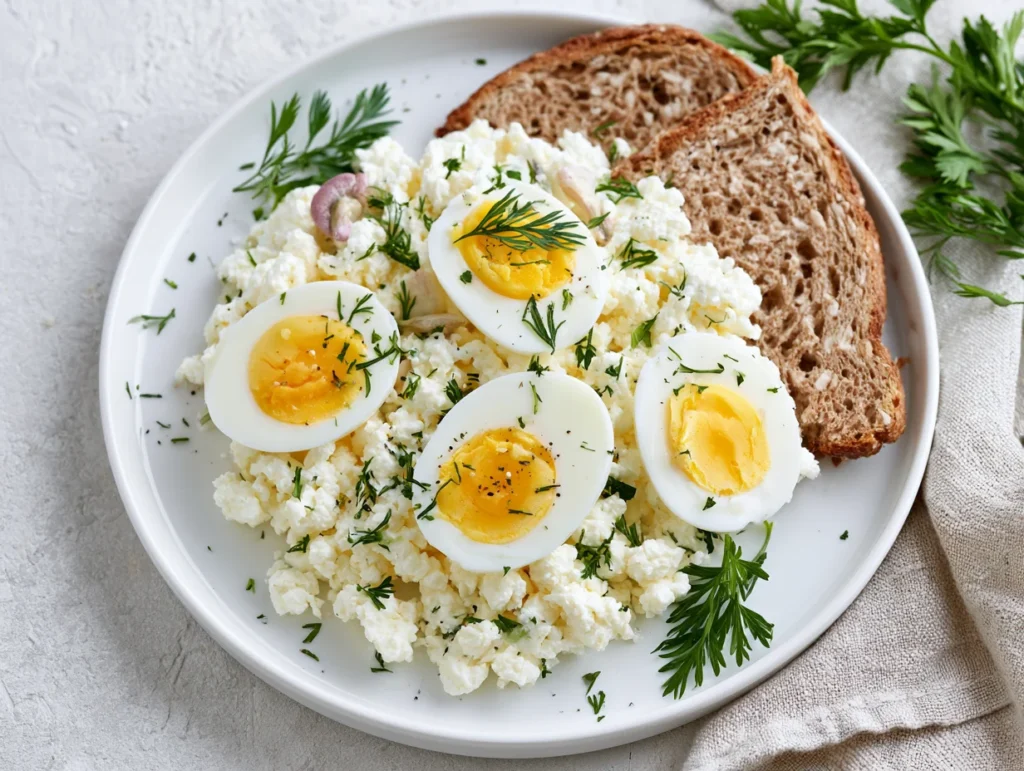 Protein-Rich Cottage Cheese Egg Salad Recipe