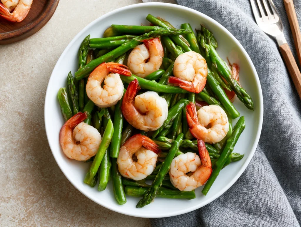 Quick Shrimp Asparagus Stir Fry Recipe