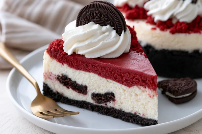 Red Velvet Oreo Cheesecake Recipe