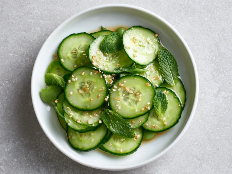 Refreshing Asian Cucumber Salad Recipe