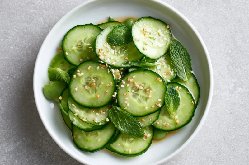 Refreshing Asian Cucumber Salad Recipe