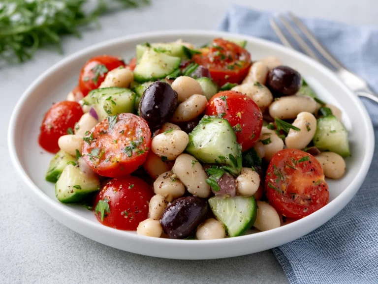 Refreshing Mediterranean Bean Salad Recipe