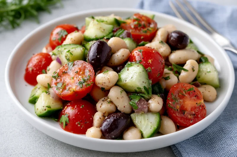 Refreshing Mediterranean Bean Salad Recipe