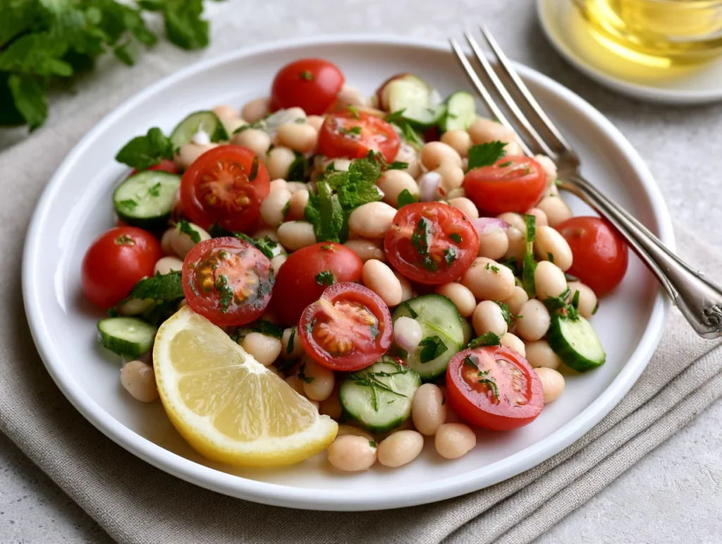 Refreshing Mediterranean Bean Salad Recipe