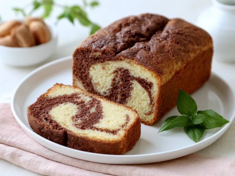 Rich Chocolate Ricotta Marble Cake Recipe