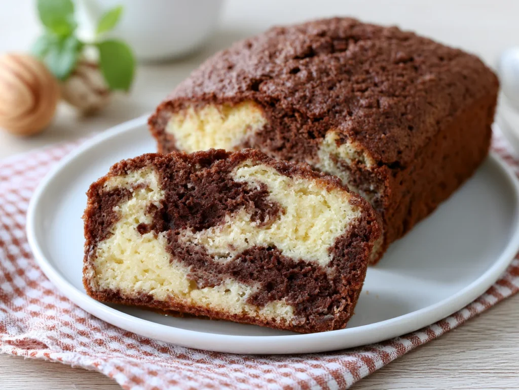 Rich Chocolate Ricotta Marble Cake Recipe
