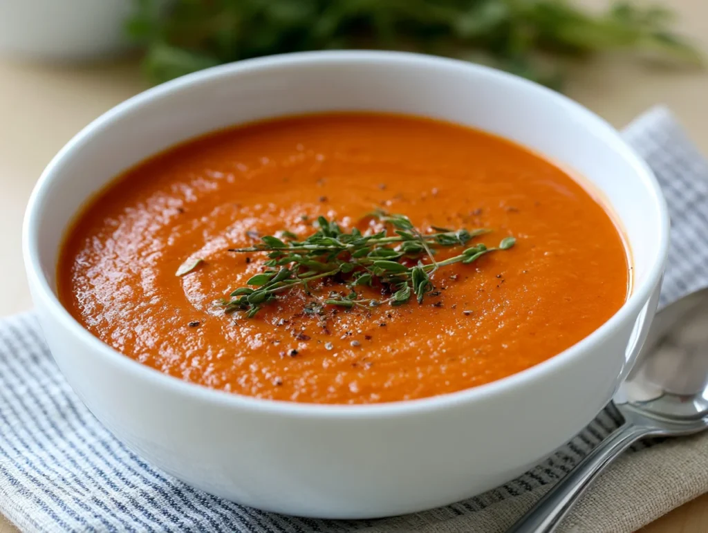 Rustic Roasted Tomato Soup Recipe