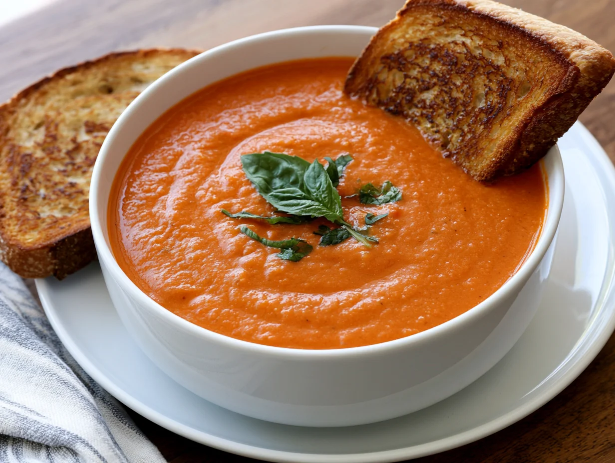 Rustic Roasted Tomato Soup Recipe