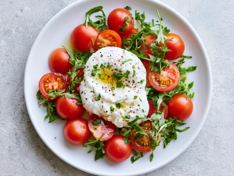 Simple Tomato Burrata Salad Recipe