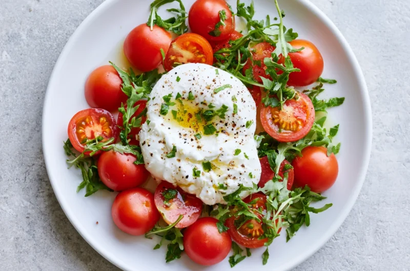 Simple Tomato Burrata Salad Recipe
