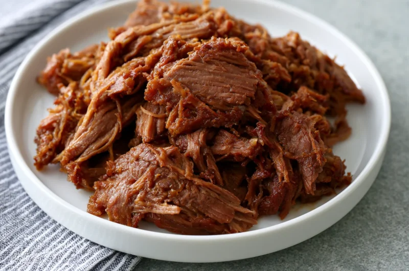 Slow-Cooked Pulled Beef Brisket Recipe