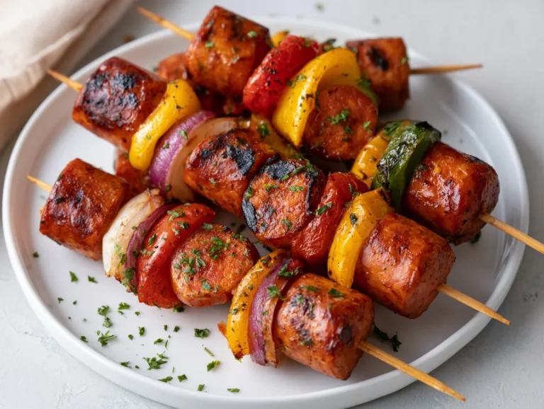 Smoky Grilled Kielbasa Kabobs Recipe
