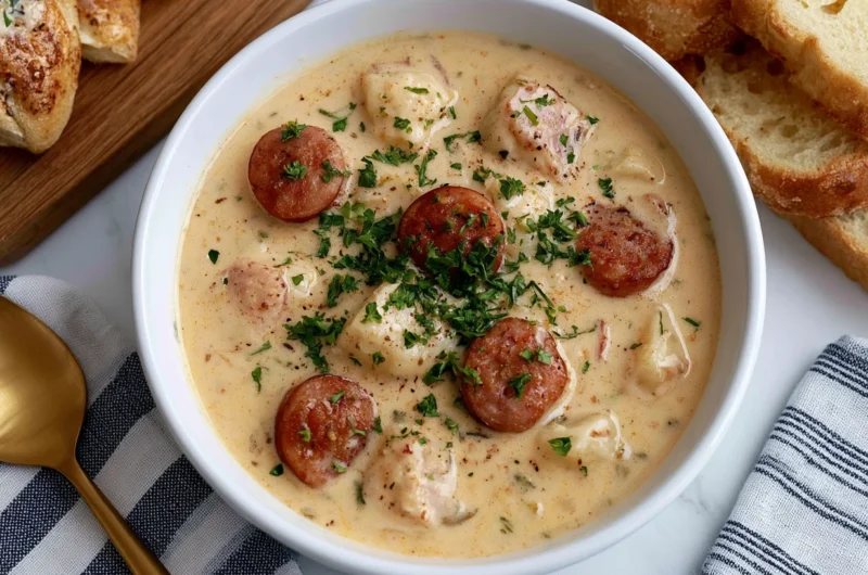 Smoky Kielbasa Potato Soup Recipe