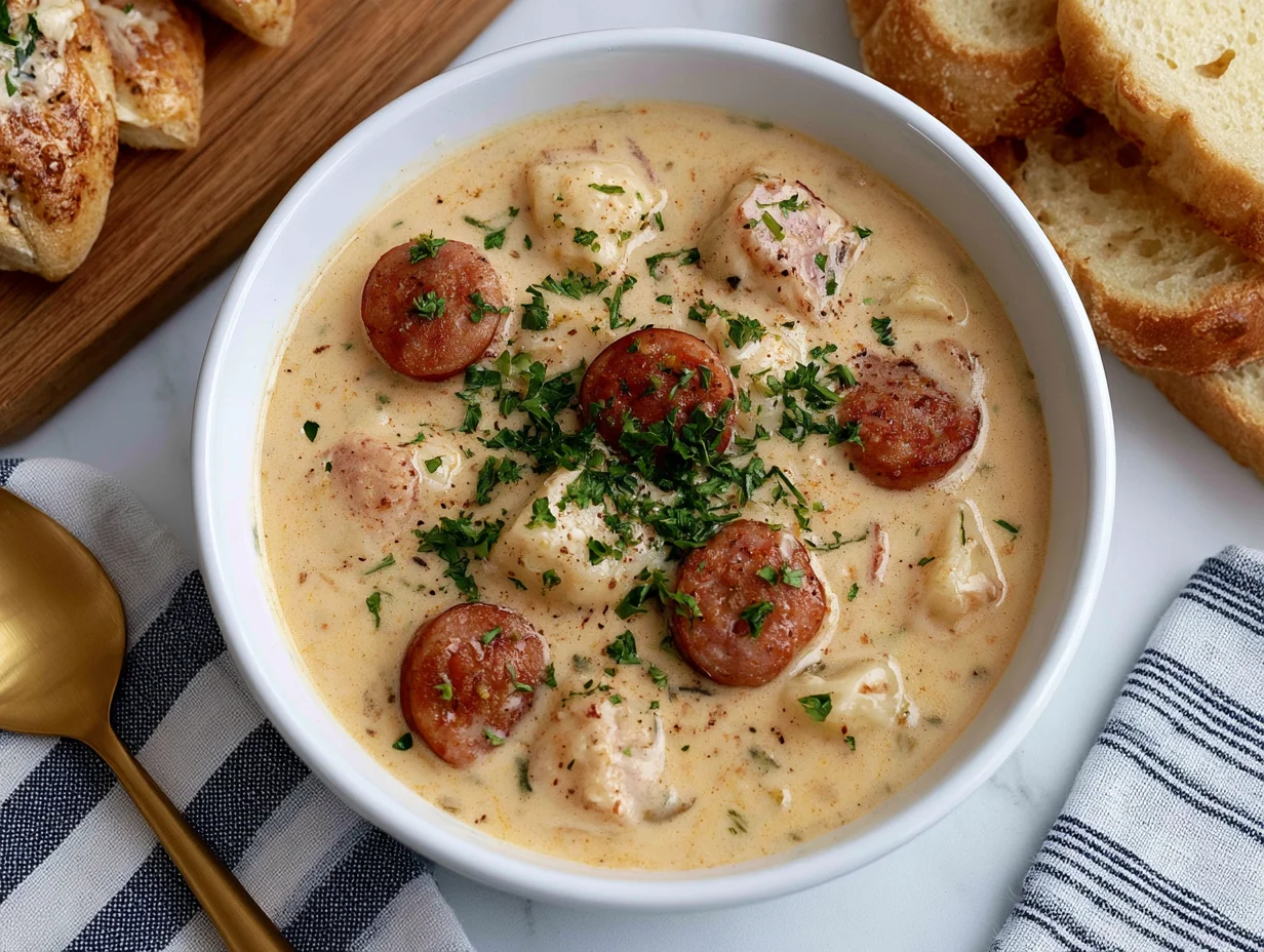 Smoky Kielbasa Potato Soup Recipe
