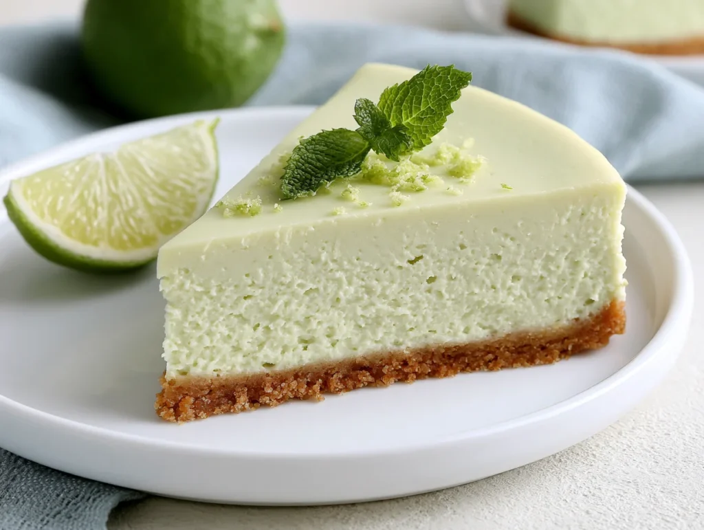 Smooth Lime Mousse Cheesecake Recipe