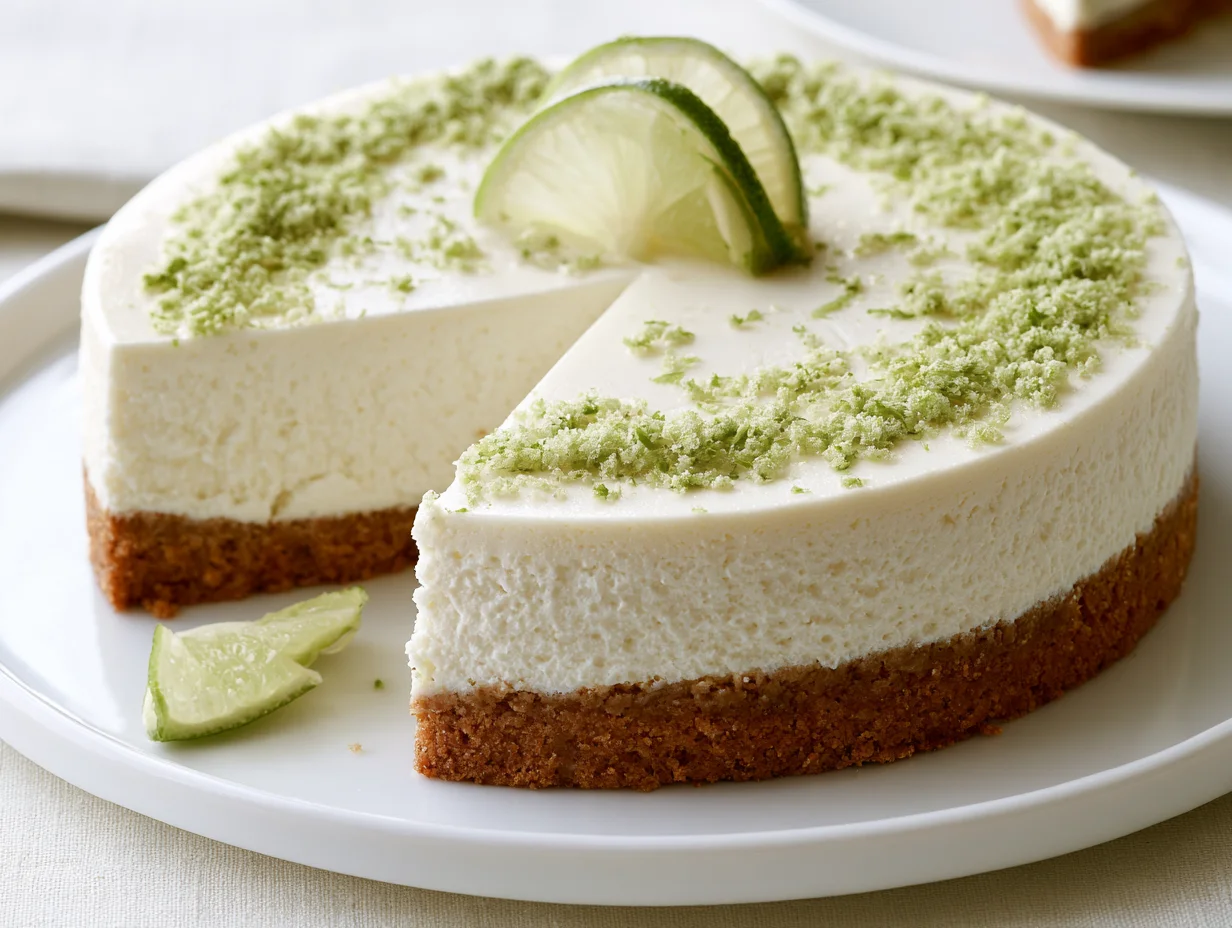 Smooth Lime Mousse Cheesecake Recipe