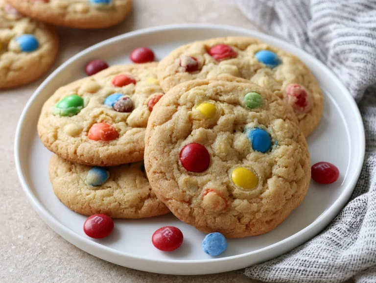 Soft M&M Cookies Recipe