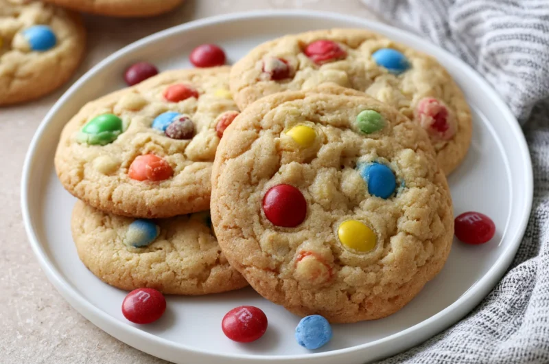 Soft M&M Cookies Recipe