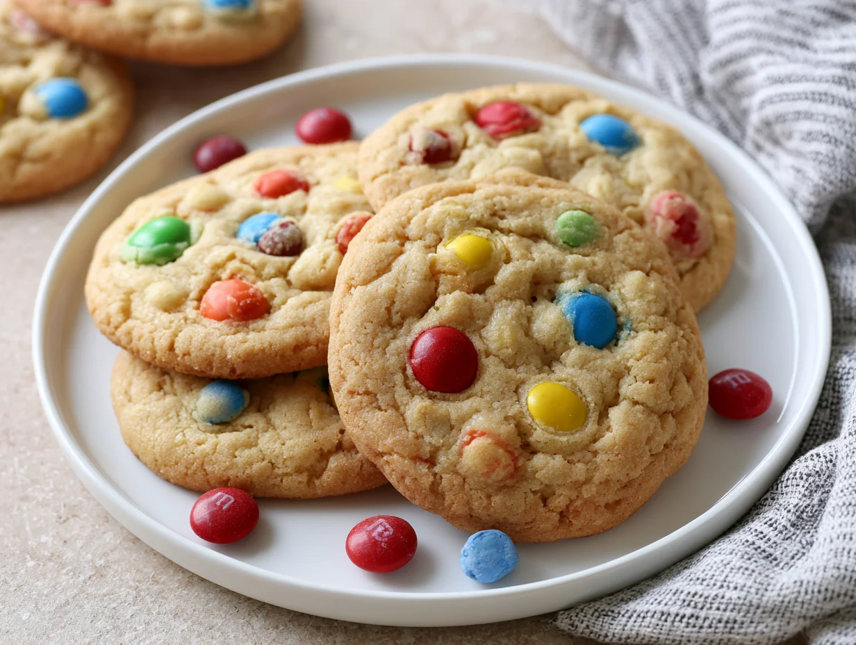 Soft M&M Cookies Recipe