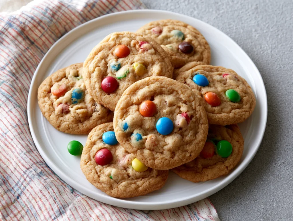Soft M&M Cookies Recipe