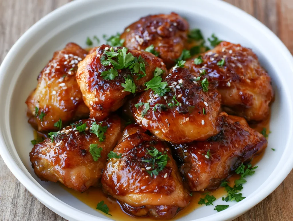 Sticky Baked Hot Honey Chicken Recipe