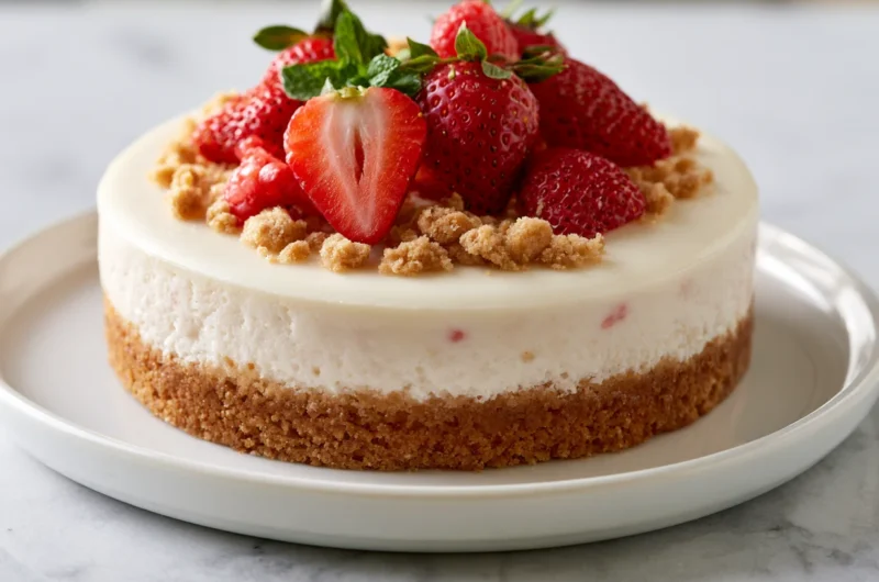 Strawberry Crunch Cheesecake Recipe